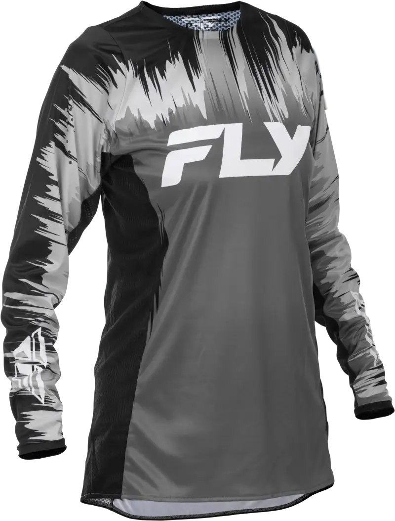 Women's Lite Jersey Black/Grey/White Sm - FLY RACING