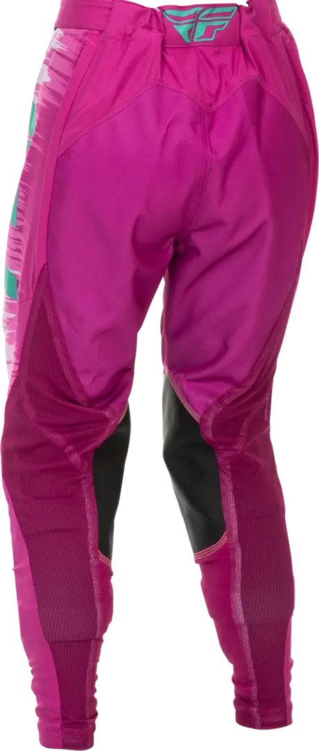 Women's Lite Pants Pink/Turquoise Sz 05/06 - FLY RACING