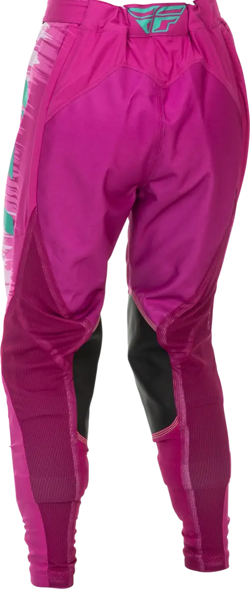 Women's Lite Pants Pink/Turquoise Sz 05/06 - FLY RACING