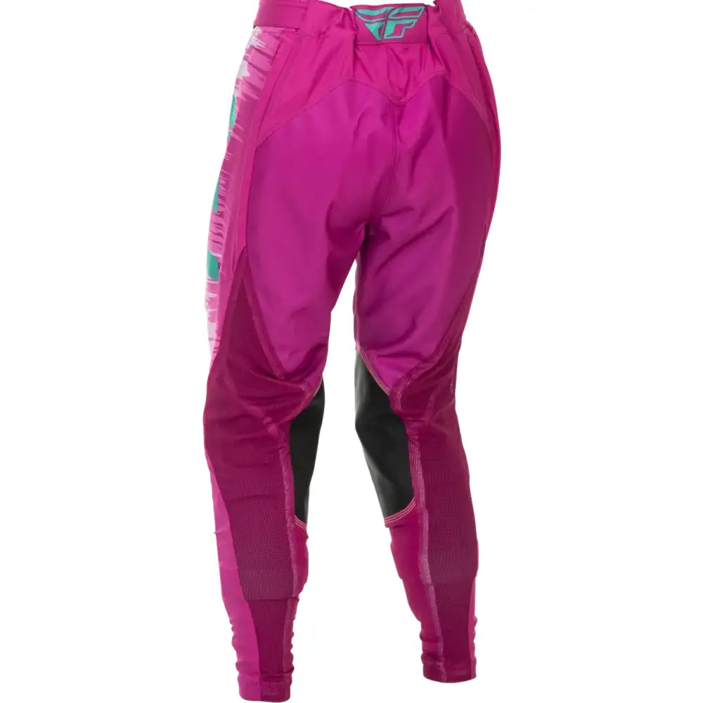 Women's Lite Pants Pink/Turquoise Sz 07/08 - FLY RACING