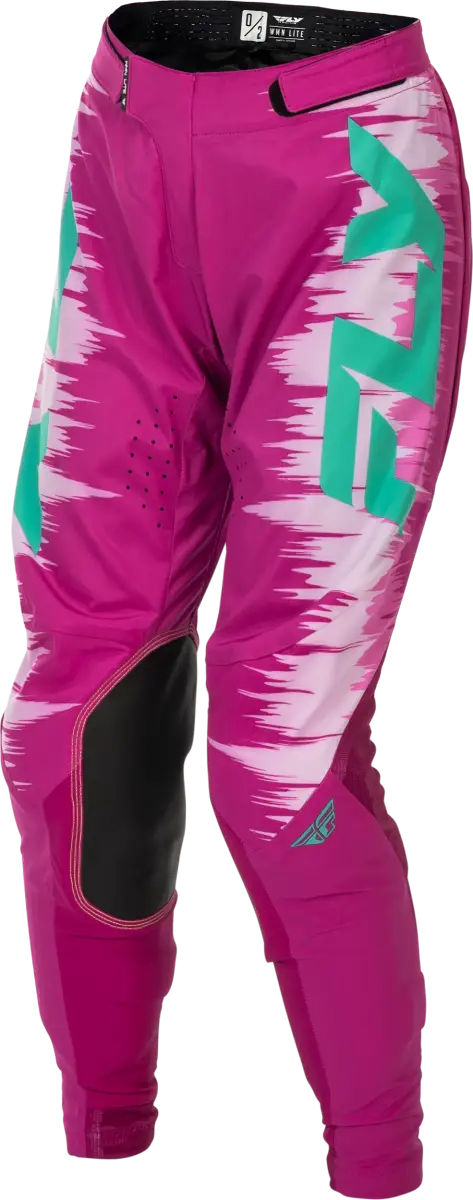 Women's Lite Pants Pink/Turquoise Sz 07/08 - FLY RACING