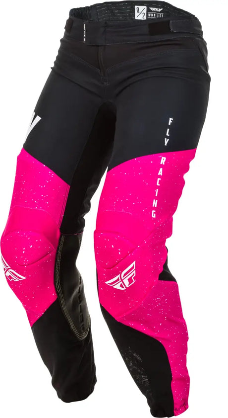 Women's Lite Pants Neon Pink/Black Sz 05/06 - FLY RACING
