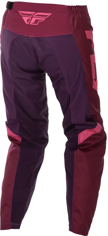 Women's F 16 Pants Pink/Mauve Sz 11/12 - FLY RACING