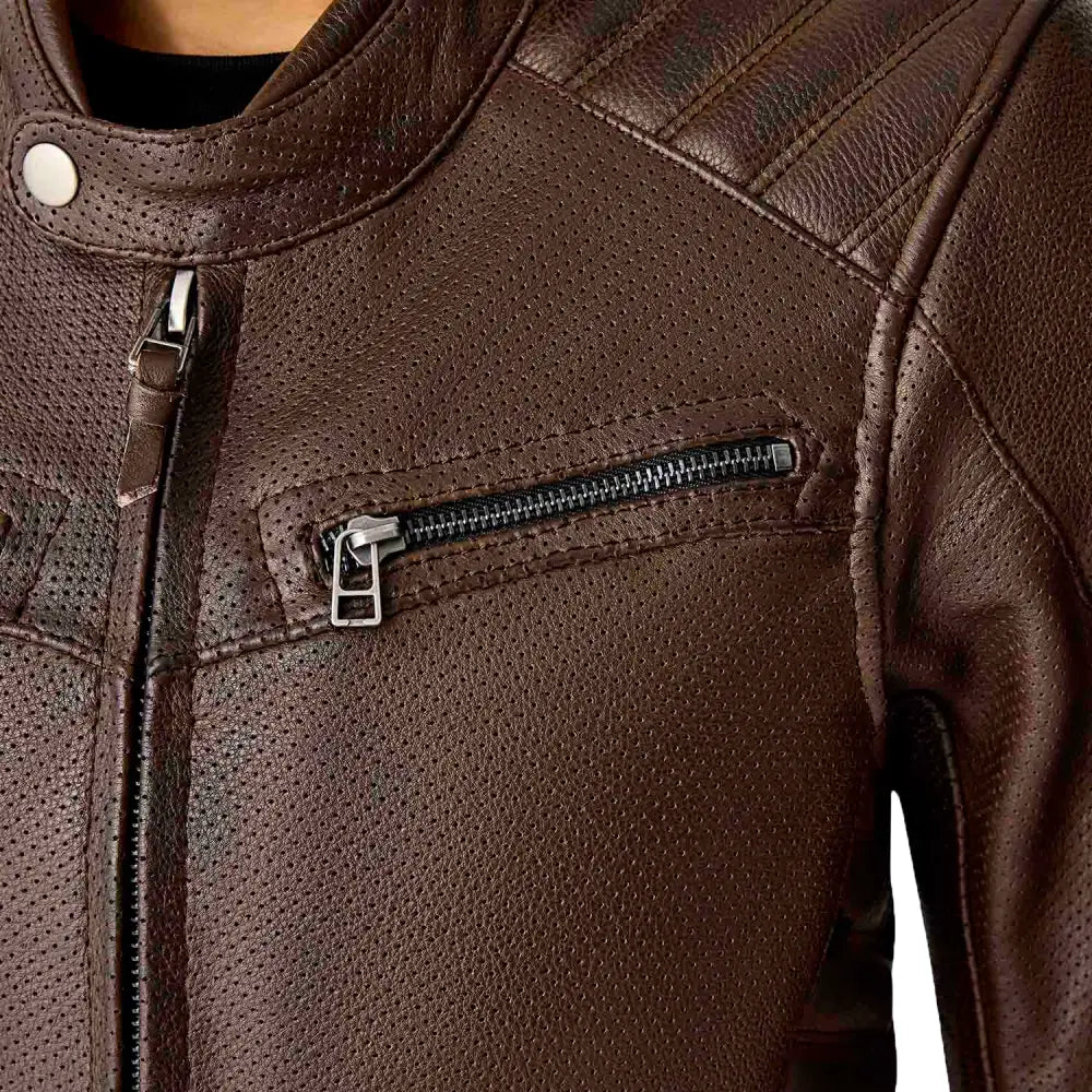Womens Roadster Air D3o Jacket Brown Leather 2xl