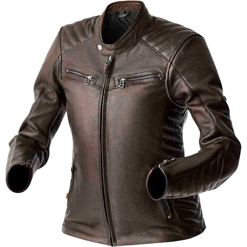 Womens Roadster Air D3o Jacket Brown Leather Lg