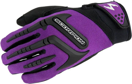 Women's Skrub Gloves Purple Xl - SCORPION EXO