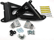 WORKS Radiator Braces Black for Powersports
