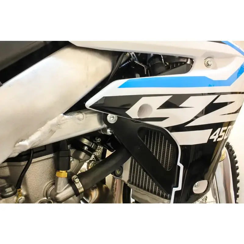 WORKS Radiator Braces Black for Powersports