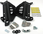WORKS Radiator Braces Black for Powersports