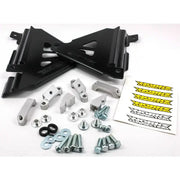 WORKS Radiator Braces Black for Powersports