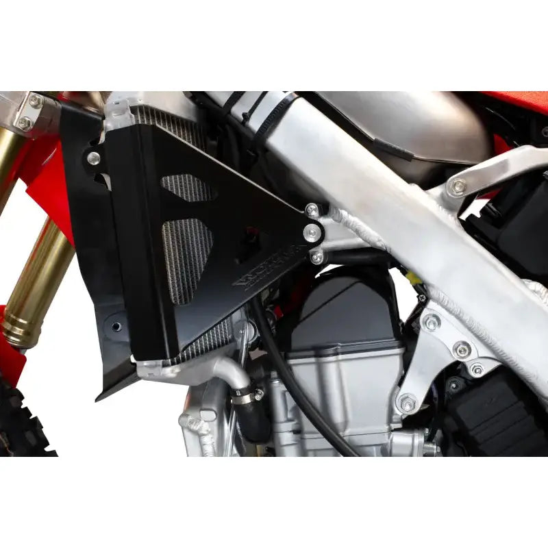 WORKS Radiator Braces Black for Powersports