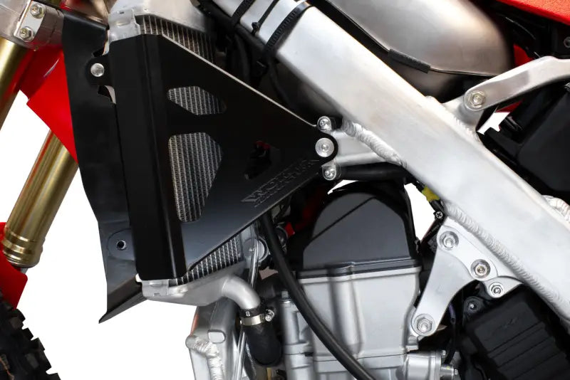 WORKS Radiator Braces Black for Powersports