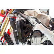 WORKS Radiator Braces Crf450l Black for Powersports