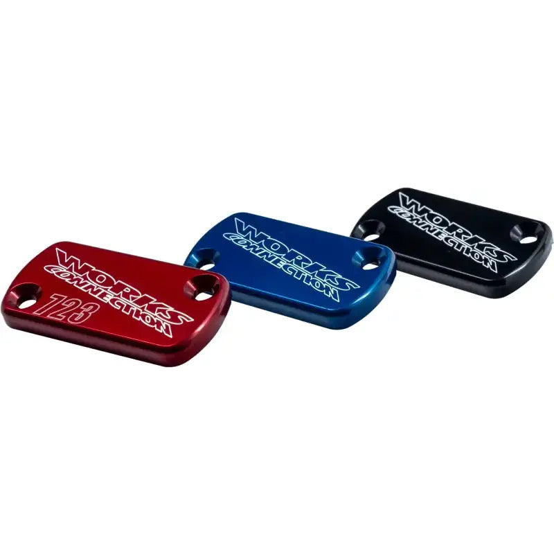 WORKS Billet Front Brake Cover Red for Powersports