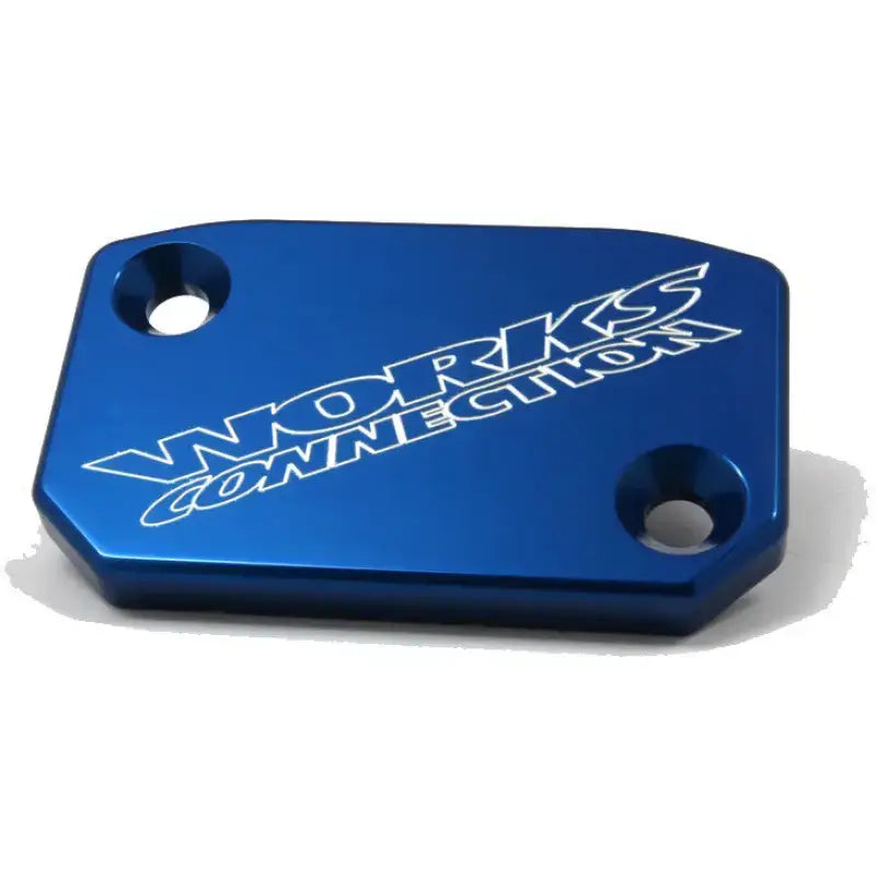 WORKS Billet Clutch Cover Blue Husky for Powersports