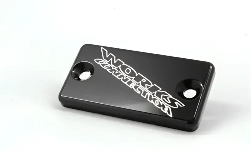 WORKS Billet Front Brake Cover Blk Yam for Powersports