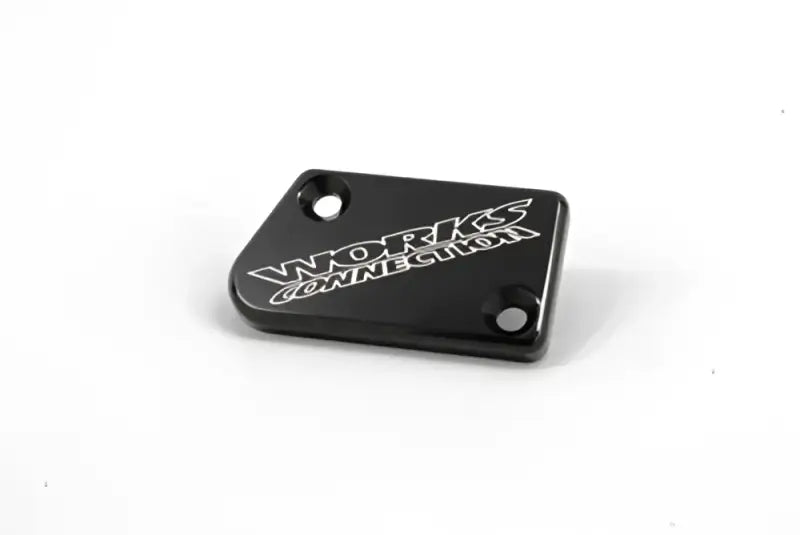 WORKS Billet Front Brake Cover Blk Yam for Powersports