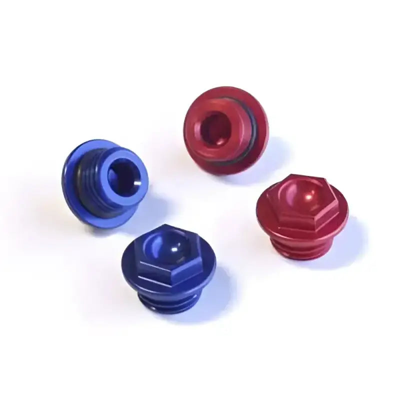 WORKS Oil Filler Plug Red for Powersports