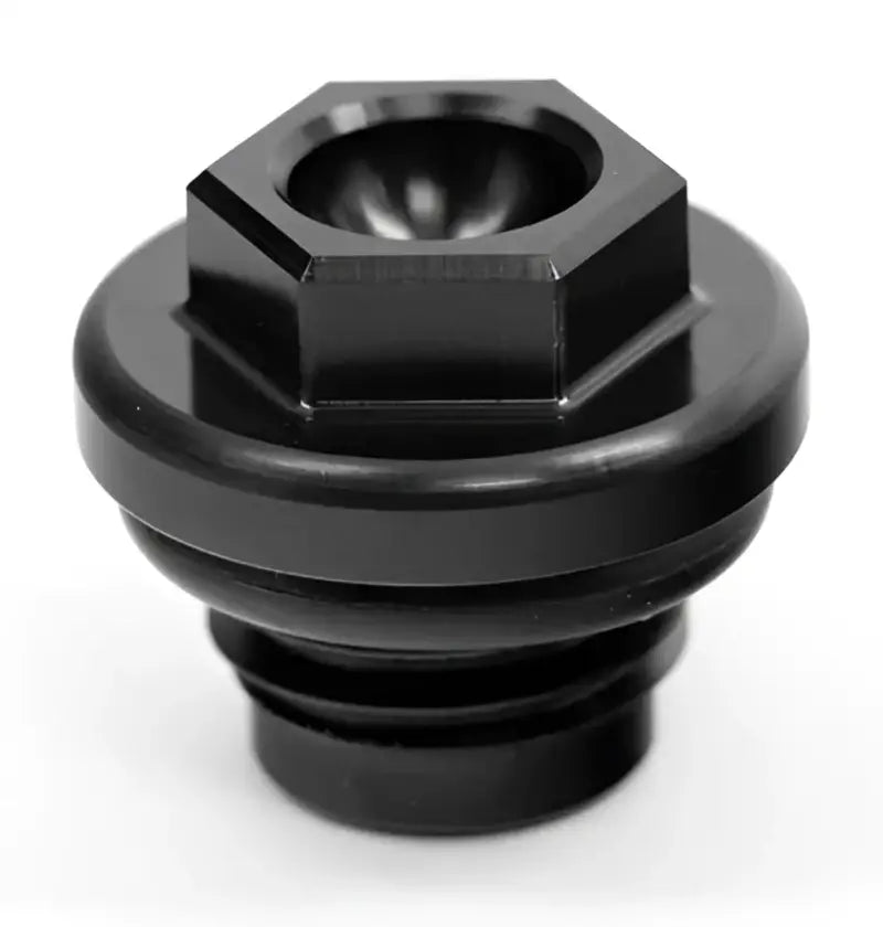WORKS Oil Filler Plug Black for Powersports