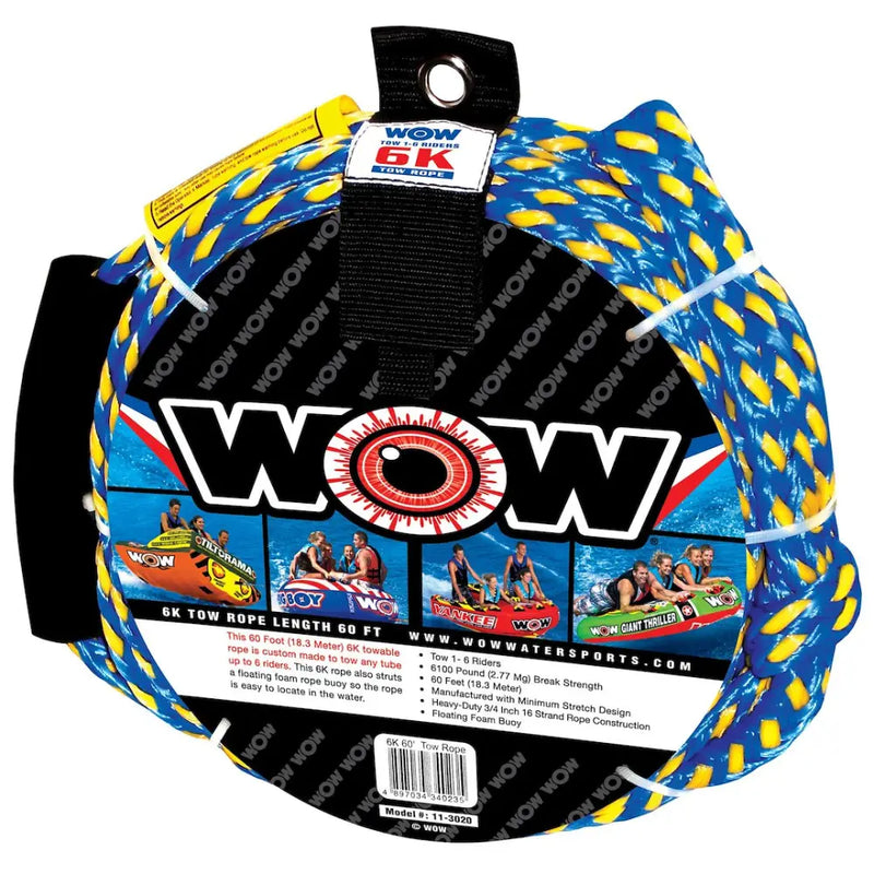 WOW Sports 11-3020 - 6K 60 Tow Rope