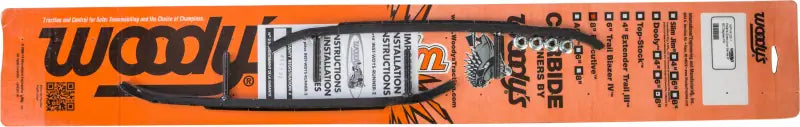 Snowmobile wear bars in retail packaging for WPI-9125 8’’ Carbide Runners Pol featuring executive round bar design
