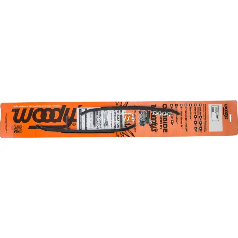 Snowmobile wear bars in retail packaging for WPI-9125 8’’ Carbide Runners Pol featuring executive round bar design