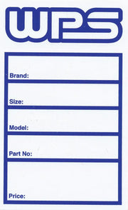 WPS TIRE STICKER Wps Tire Labels 50/Pk Stickers - RV and Auto Parts