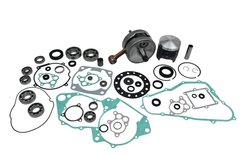 Motorcycle engine rebuild kit with crankshaft piston bearings gaskets for hot rods