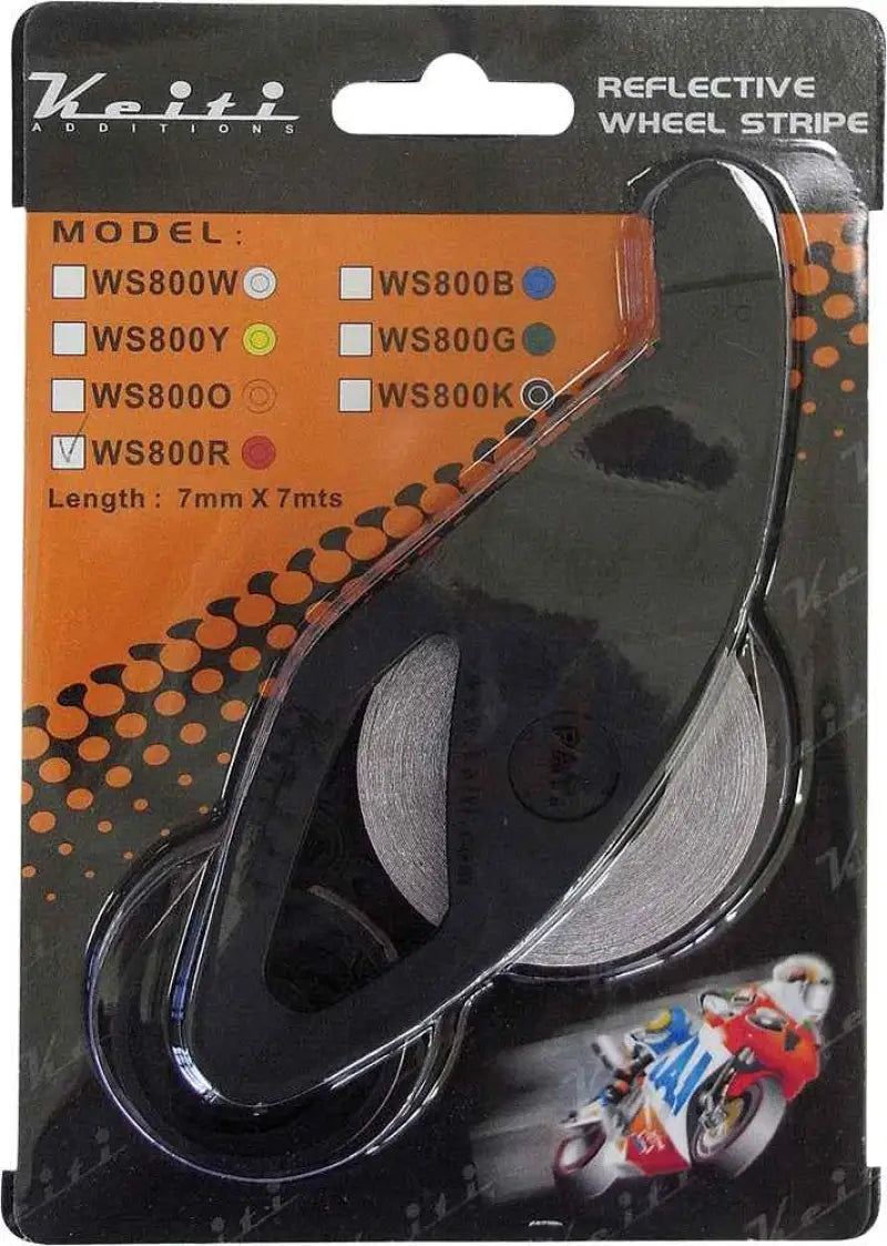 WS800O Wheel Stripe Kit Orange 7mmx6m