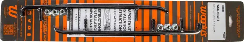 Black ski runners with mounting hardware for sale - perfect RV parts & accessories or truck parts