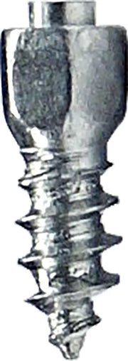 Silver-colored hex head grip-it twist screws WST-0413-100 with pointed tip