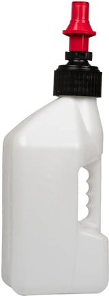 TUFF JUG WURR10 Utility Container White W/Red Cap 2.7gal