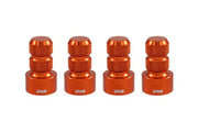 WVC002OG True Spike Orange; Billet Aluminum; Set Of 4 C 