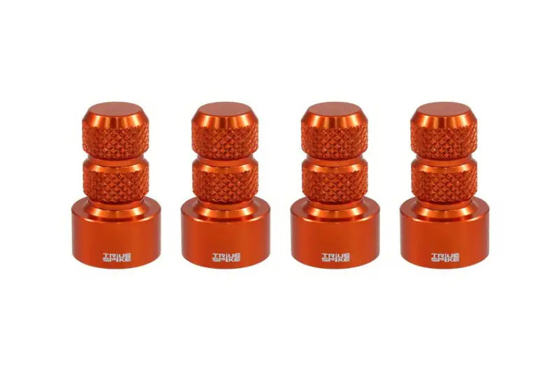 WVC002OG True Spike Orange; Billet Aluminum; Set Of 4 C 