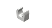 WX1565B Whale Tube Mounting Clip 15Mm B, durable white clip for secure tubing attachment.