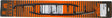 Black snowmobile ski runners for WYV-6580 8 inch Carbide Runners featuring executive round bar design