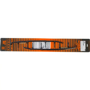 Black snowmobile ski runners for WYV-6580 8 inch Carbide Runners featuring executive round bar design