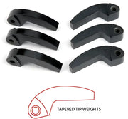 X-1 Hypershift Tapered Tip Machined Weights 3/Pk 84.5g 