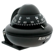 X-10B-M Ritchie Navi Compass Bracket Mount, 2-inch Dial, Black, ideal for RV, Automotive, Powersports, off-road, marine, exterior, truck accessories, interior, truck bed, rv parts, AVADA - Best Sellers, Must Haves