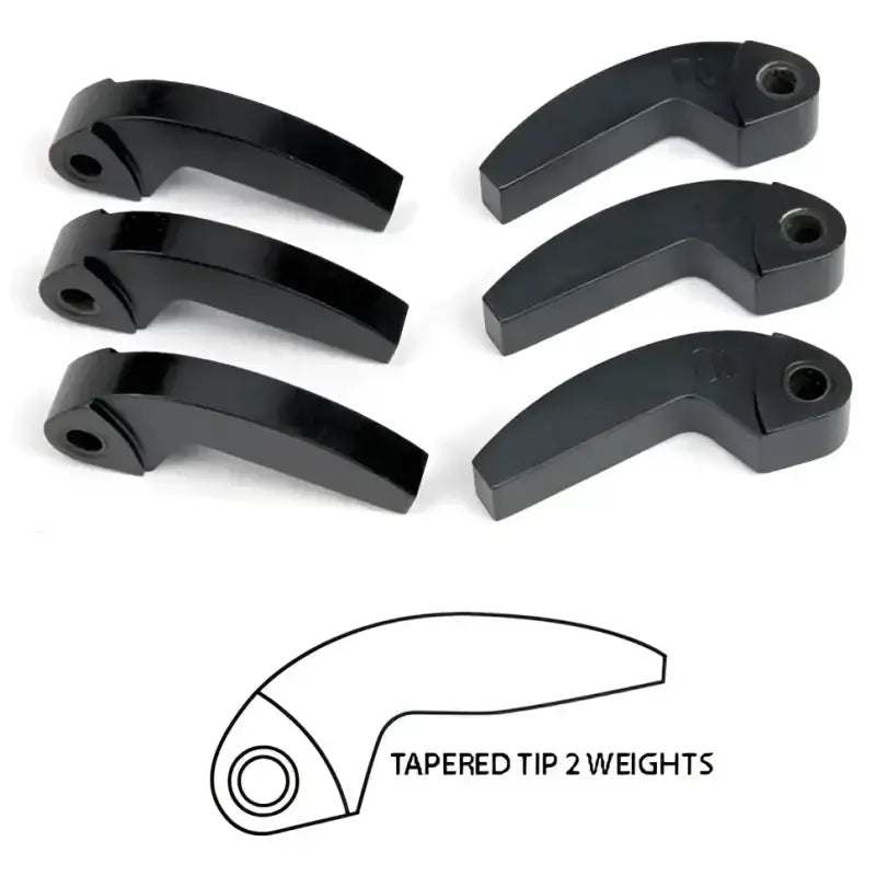 X-2 Hypershift Tapered Tip 2 Machined Weights 3/Pk 81.5g 