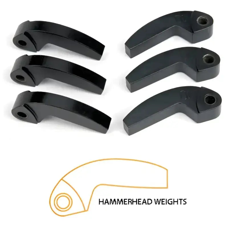 X-89 Hypershift Hammerhead Machined Weights 3/Pk 89g 