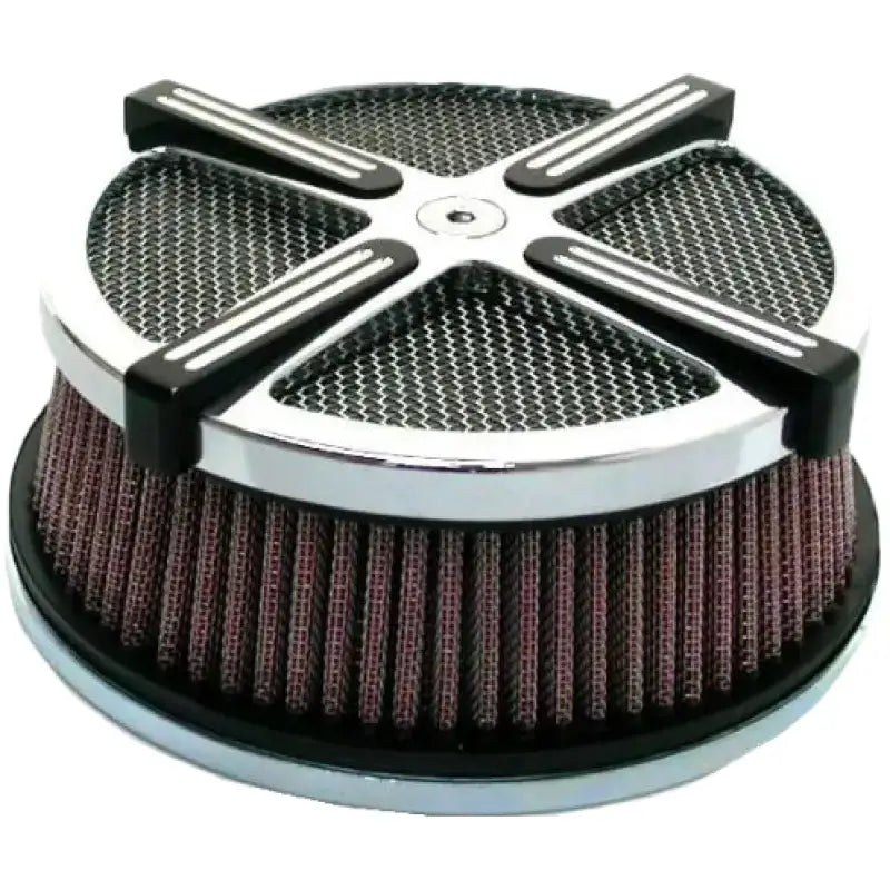 X Force Air Cleaner Kit Chrome/Black - HARDDRIVE