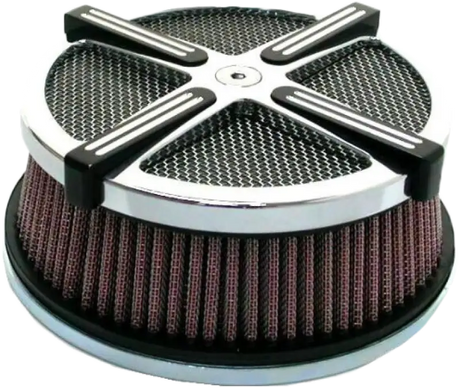 X Force Air Cleaner Kit Chrome/Black - HARDDRIVE