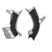 X Grip Frame Guard Silver/Black Yam - Powersports