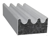 X113HT-25 Trimlok Epdm Sponge D Rib Seal W/Psa 25Ft - Multi Purpose Weather Stripping