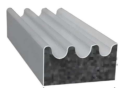 X113HT-25 Trimlok Epdm Sponge D Rib Seal W/Psa 25Ft - Multi Purpose Weather Stripping