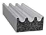 X113HT-50 Trimlok Epdm Sponge D Rib Seal W/Psa 50Ft - Multi Purpose Weather Stripping