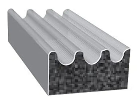X113HT-50 Trimlok Epdm Sponge D Rib Seal W/Psa 50Ft - Multi Purpose Weather Stripping