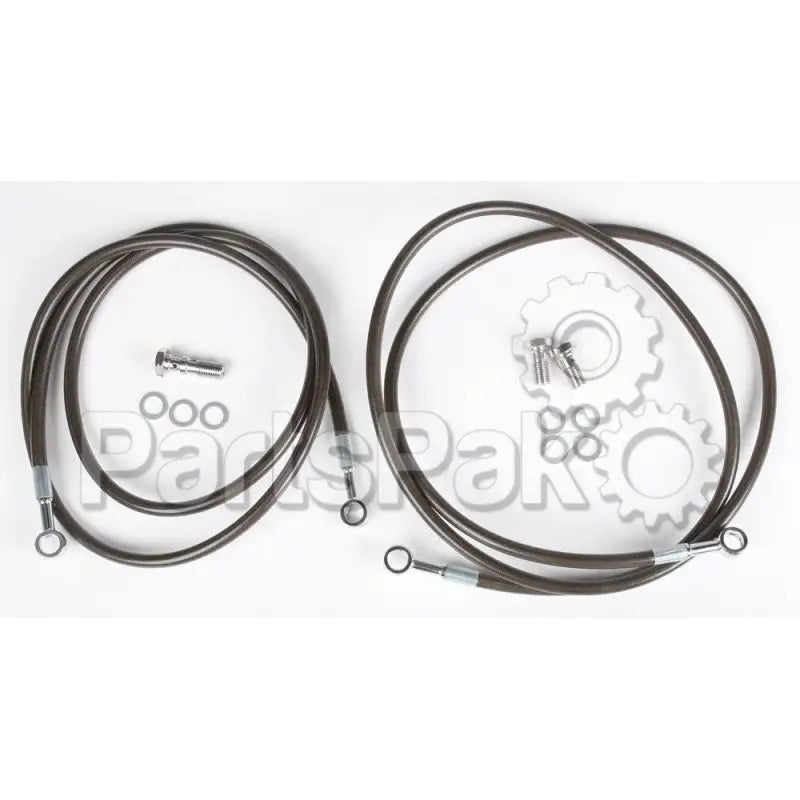 X3XRS-F-2-SMOKE Streamline Brakeline Front Smoke + 2 Can-Am - Cable/Hydraulic Control Lines