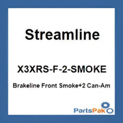 X3XRS-F-2-SMOKE Streamline Brakeline Front Smoke + 2 Can-Am - Cable/Hydraulic Control Lines